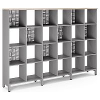 Стеллажная система Kobor SQ-4X6 aluminum/natural