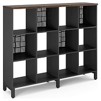 Стеллажная система Kobor SQ-3Х4 black/charlston