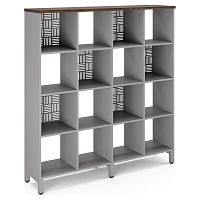 Стеллажная система Kobor SQ-4X4 aluminum/charlston