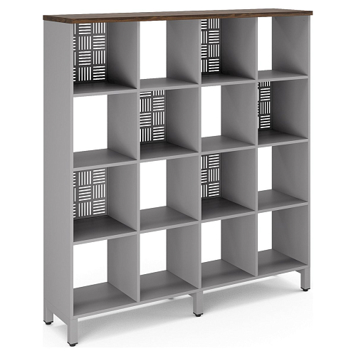 Стеллажная система Kobor SQ-4X4 aluminum/charlston