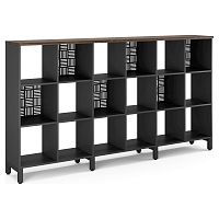 Стеллажная система Kobor SQ-3Х6 black/charlston