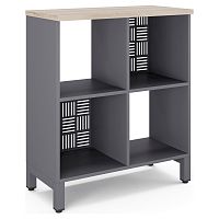 Стеллажная система Kobor SQ-2Х2 graphite/natural