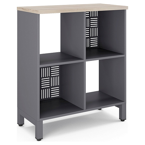 Стеллажная система Kobor SQ-2Х2 graphite/natural