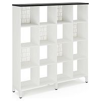 Стеллажная система Kobor SQ-4X4 white/wood