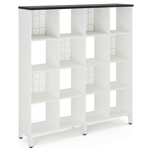 Стеллажная система Kobor SQ-4X4 white/wood