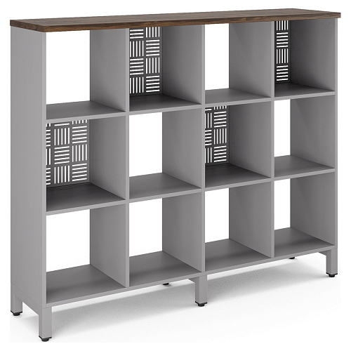 Стеллажная система Kobor SQ-3Х4 aluminum/charlston