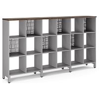 Стеллажная система Kobor SQ-3Х6 aluminum/charlston