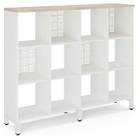 Стеллажная система Kobor SQ-3Х4 white/natural