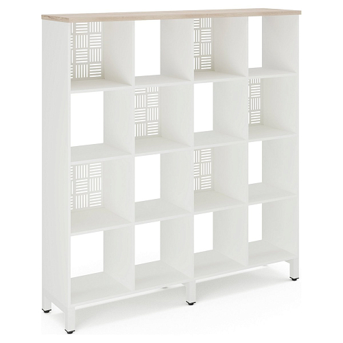 Стеллажная система Kobor SQ-4X4 white/natural