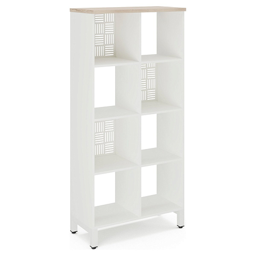 Стеллажная система Kobor SQ-4X2 white/natural