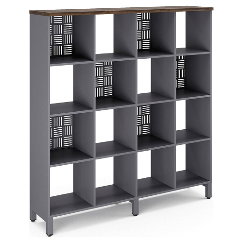 Стеллажная система Kobor SQ-4X4 graphite/charlston