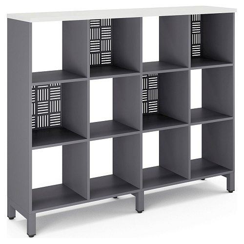 Стеллажная система Kobor SQ-3Х4 graphite/premium