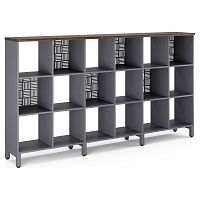 Стеллажная система Kobor SQ-3Х6 graphite/charlston