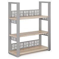 Стеллаж открытый Kobor SО3-60/36 aluminum/natural
