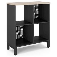 Стеллажная система Kobor SQ-2Х2 black/natural