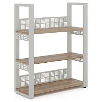 Стеллаж открытый Kobor SО3-140/36 white/natural