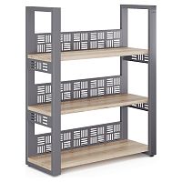 Стеллаж открытый Kobor SО3-120/36 graphite/natural