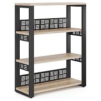 Стеллаж открытый Kobor ST3-120/36 black/natural