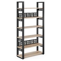 Стеллаж открытый Kobor SO6-60/36 black/natural