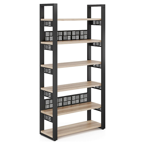 Стеллаж открытый Kobor SO6-80/36 black/natural