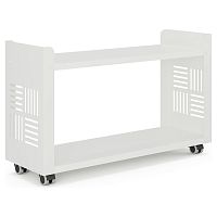 Стеллаж мобильный Kobor SМ2-90/30 white/premium