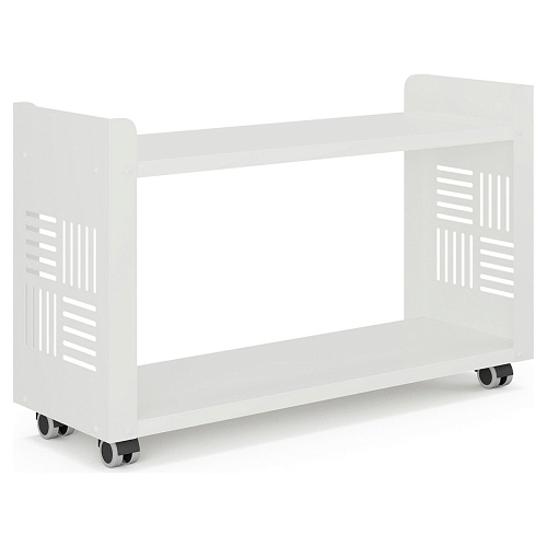 Стеллаж мобильный Kobor SМ2-90/30 white/premium