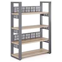 Стеллаж открытый Kobor SO4-100/36 graphite/natural