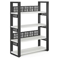 Стеллаж открытый Kobor SO4-140/36 black/premium