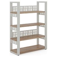 Стеллаж открытый Kobor SO4-120/36 white/natural