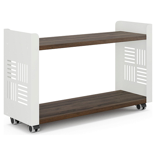 Стеллаж мобильный Kobor SМ2-90/30 white/charlston