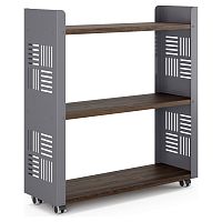 Стеллаж мобильный Kobor SM3-90/30 graphite/charlston