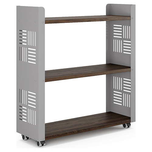 Стеллаж мобильный Kobor SM3-90/30 aluminum/charlston