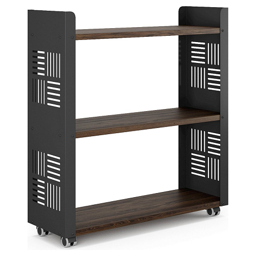 Стеллаж мобильный Kobor SM3-90/30 black/charlston