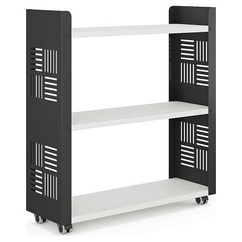 Стеллаж мобильный Kobor SM3-90/30 black/premium