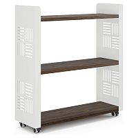 Стеллаж мобильный Kobor SM3-90/30 white/charlston