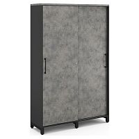 Шкаф-купе гардероб Kobor HKG/5-120/40/M black/chicago