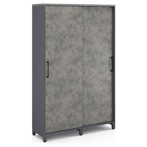 Шкаф-купе гардероб Kobor HKG/5-120/40/M graphite/chicago