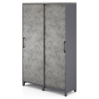 Шкаф-купе Kobor HK/5-120/60/M graphite/chicago