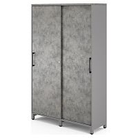 Шкаф-купе Kobor HK/5-120/40/M aluminum/chicago