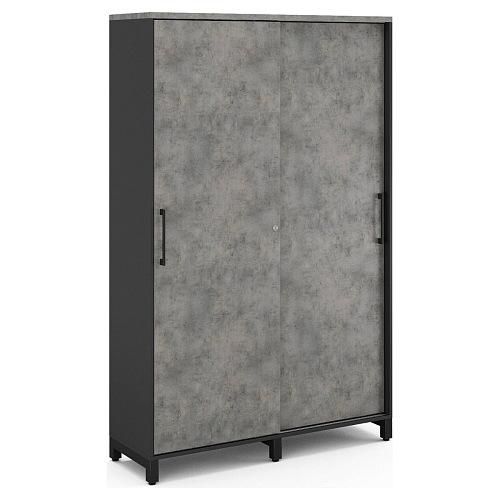 Шкаф-купе гардероб Kobor HKG/5-120/60/M black/chicago