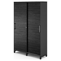 Шкаф-купе Kobor HK/5-120/40/M black/wood