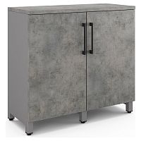 Шкаф распашной Kobor HR/2-90/40/M aluminum/chicago