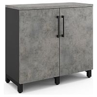 Шкаф распашной Kobor HR/2-90/60/M black/chicago