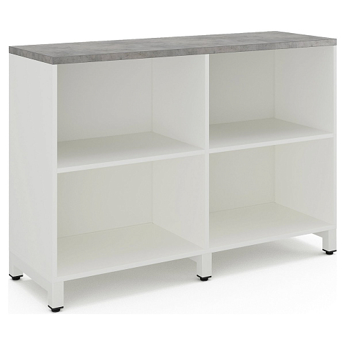 Шкаф открытый Kobor HO/2-120/40/M white/chicago