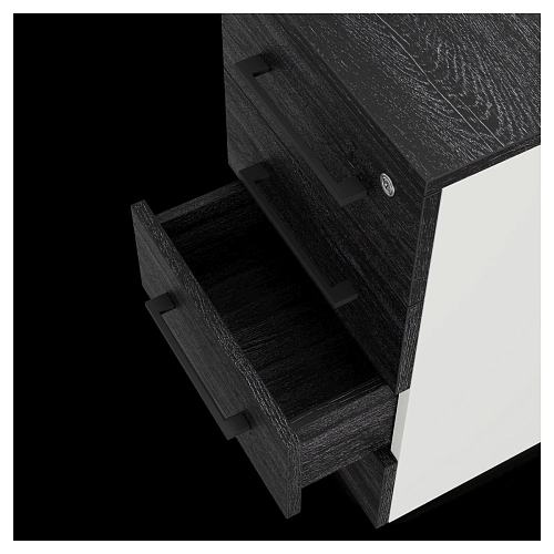 Тумба приставная Kobor TS4-40/70 white/wood