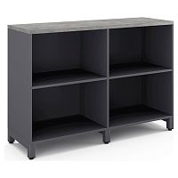 Шкаф открытый Kobor HO/2-120/40/M graphite/chicago