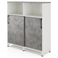 Шкаф открытый Kobor HK/2/1-120/60/M white/chicago