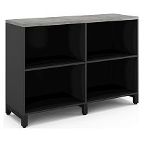 Шкаф открытый Kobor HO/2-120/60/M black/chicago