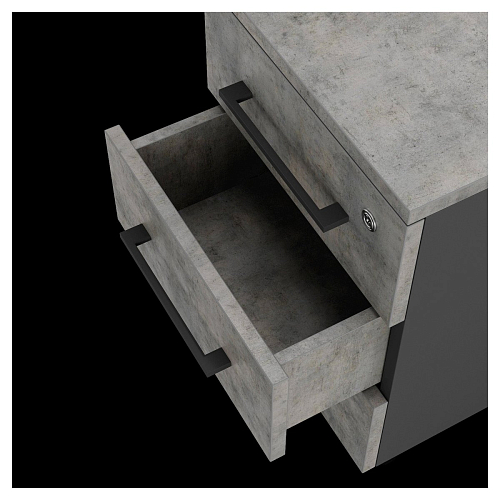 Тумба приставная Kobor TS3-40/50 black/chicago