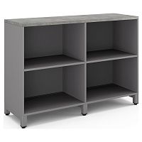 Шкаф открытый Kobor HO/2-120/40/M aluminum/chicago